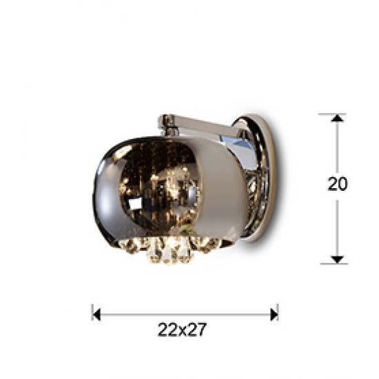 Aplica ARGOS Schuller G9, Crom 509327 Spania