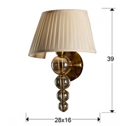Aplica MERCURY Schuller E27, Sampanie 663618 Spania