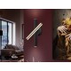 Aplica VARAS Schuller Led, Auriu|Negru Mat 373845 Spania