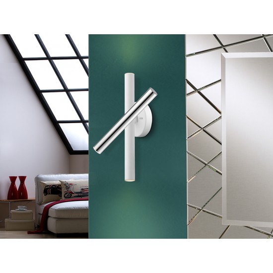 Aplica VARAS Schuller Led, Crom|Alb Mat 373852 Spania