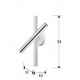 Aplica VARAS Schuller Led, Crom|Alb Mat 373852 Spania
