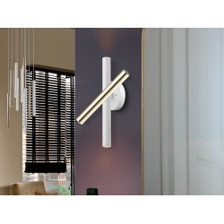 Aplica VARAS Schuller Led, Auriu|Alb Mat 373869 Spania