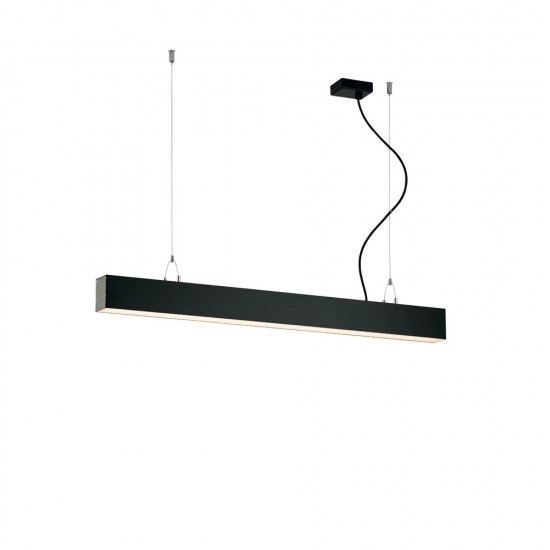 Suspensie Liniara STATION ULTRA 3911-00058-3-B-D3 Viokef LED, Negru, Grecia