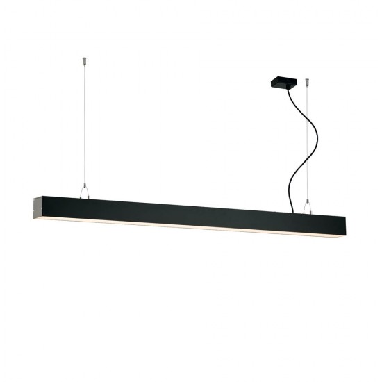 Suspensie Liniara STATION ULTRA 3911-10142-3-B-D3 Viokef LED, Negru, Grecia
