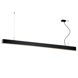 Suspensie Liniara STATION ULTRA 3911-10310-4-B-D3 Viokef LED, Negru, Grecia