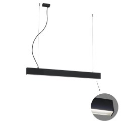 Suspensie Liniara CIBA 3916-00058-4-B-M-D4 Viokef LED, Negru, Grecia