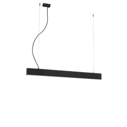 Suspensie Liniara CIBA 3916-00058-4-B-P-D4 Viokef LED, Negru, Grecia