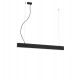 Suspensie Liniara CIBA 3916-00058-4-B-P-D4 Viokef LED, Negru, Grecia