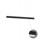 Plafoniera Liniara CIBA 3916-01198-3-B-M-D3 Viokef LED, Negru, Grecia