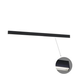 Plafoniera Liniara CIBA 3916-01254-4-B-M-D4 Viokef LED, Negru, Grecia
