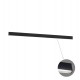 Plafoniera Liniara CIBA 3916-01282-4-B-M-D4 Viokef LED, Negru, Grecia