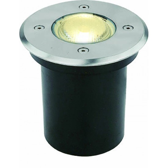 Spot Exterior Podea Incastrat FRANCO 4053900 Viokef GU10, Argintiu, Grecia