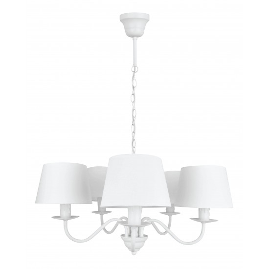 Candelabru REANNA 4138800 Viokef E14, Alb, Grecia