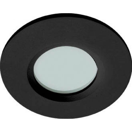 Downlight Incastrat VIKI 4151401 Viokef GU10, Negru, Grecia