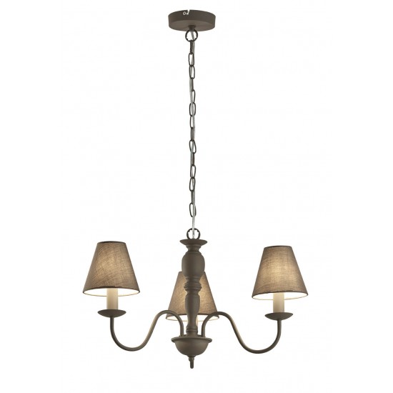 Candelabru FATIMA 4163500 Viokef E14, Gri, Grecia