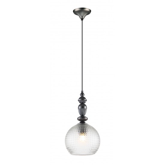 Pendul TALISA 4169700 Viokef E27, Negru, Grecia