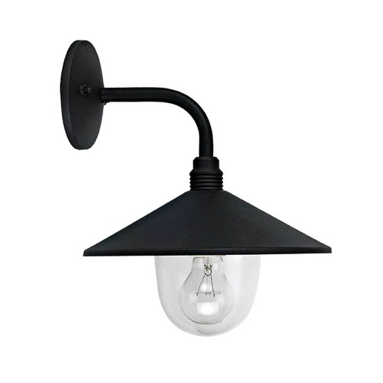 Aplica Exterior PILOS 4178200 Viokef E27, Negru, Grecia