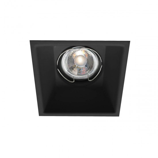 Downlight Incastrat ROB 4183001 Viokef GU10, Negru, Grecia
