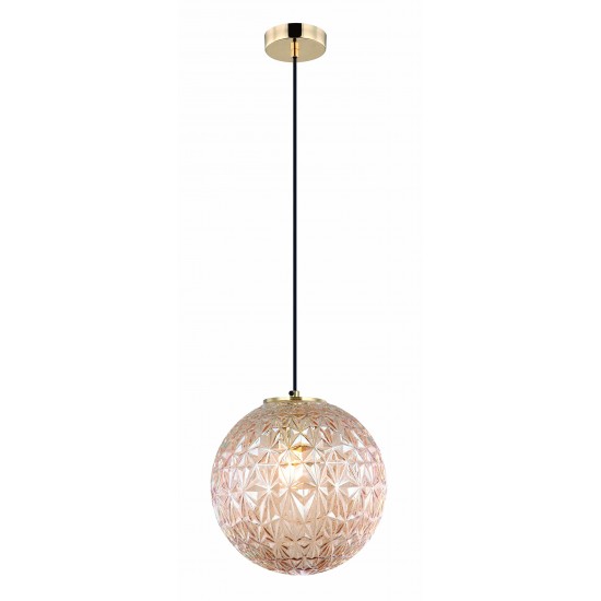 Pendul ASPA 4206101 Viokef E27, Amber, Grecia