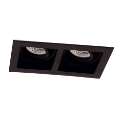 Downlight Incastrat ARTSI 4208101 Viokef GU10, Negru, Grecia