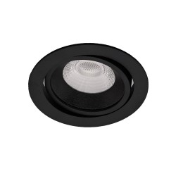Downlight Incastrat TOP-SPOT 4219601 Viokef Negru, Grecia