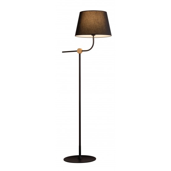 Lampadar LARGO 4221400 Viokef E27, Negru, Grecia