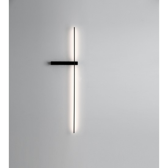 Aplica SLIM 4222300 Viokef LED, Negru, Grecia