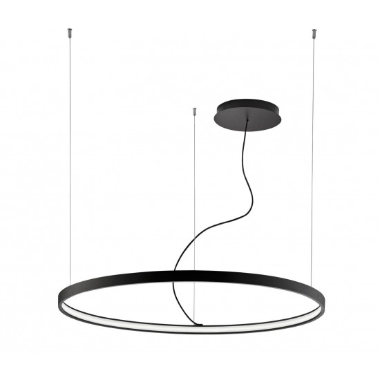 Suspensie VERDI 4224301 Viokef LED, Negru, Grecia