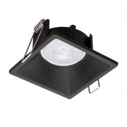 Downlight Incastrat FINO 4225001 Viokef GU10, Negru, Grecia