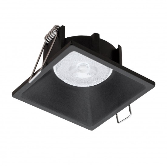 Downlight Incastrat FINO 4225001 Viokef GU10, Negru, Grecia