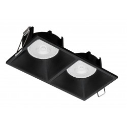 Downlight Incastrat FINO 4225101 Viokef GU10, Negru, Grecia