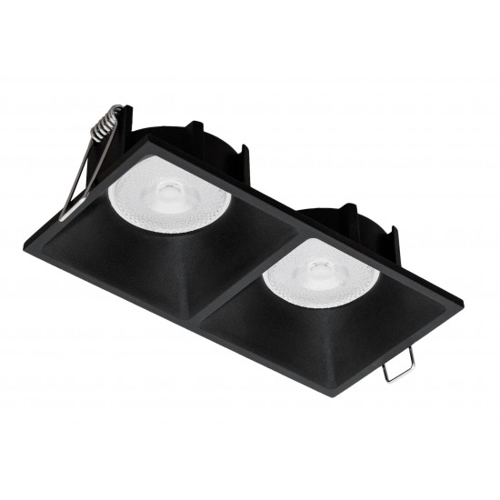 Downlight Incastrat FINO 4225101 Viokef GU10, Negru, Grecia
