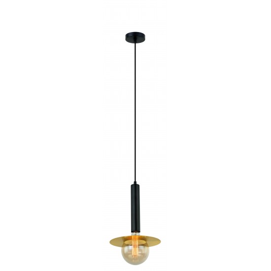 Pendul LOUIS 4230500 Viokef E27, Negru, Grecia