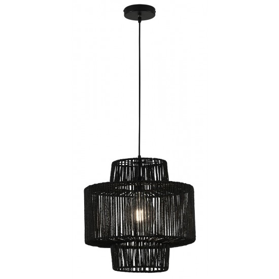 Pendul KENYA 4231700 Viokef E27, Negru, Grecia