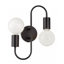 Aplica JANE 4233000 Viokef E27, Negru, Grecia