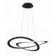 Suspensie CHARLIE 4235800 Viokef LED, Negru, Grecia