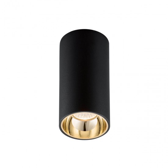 Downlight Aplicat GLAM 4240601 Viokef LED, Negru, Grecia