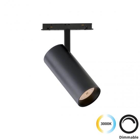 Downlight Sina Magnetica MAGNETIC 4244100 Viokef LED, Negru, Grecia