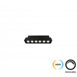 Downlight Sina Magnetica MAGNETIC 4244401 Viokef LED, Negru, Grecia