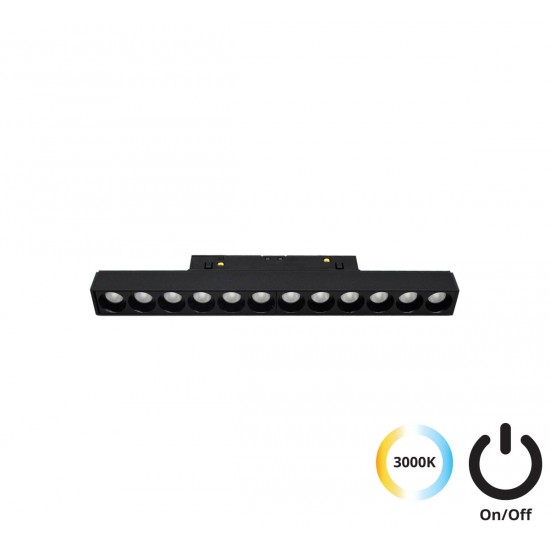 Downlight Sina Magnetica MAGNETIC 4244402S Viokef LED, Negru, Grecia