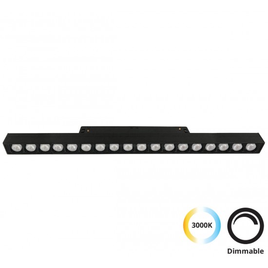 Downlight Sina Magnetica MAGNETIC 4244403 Viokef LED, Negru, Grecia
