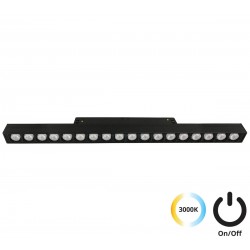 Downlight Sina Magnetica MAGNETIC 4244403S Viokef LED, Negru, Grecia