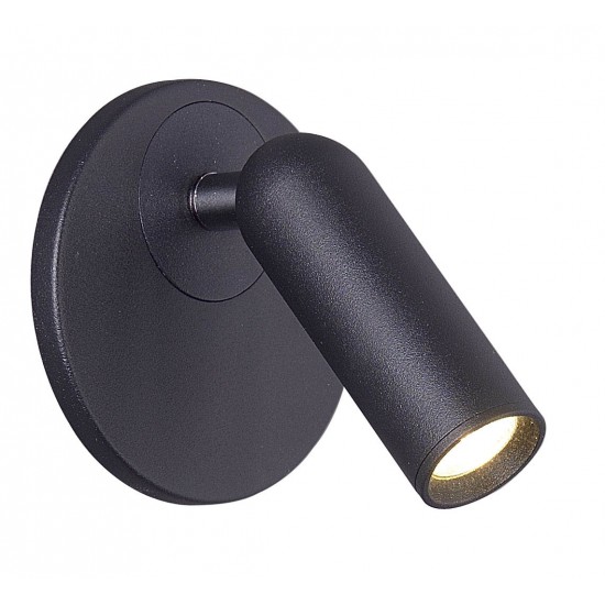 Aplica Dormitor EMMA 4244701 Viokef LED, Negru, Grecia