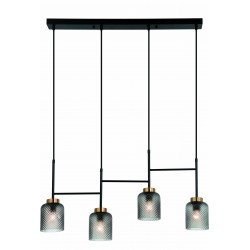 Suspensie ZAC 4247000 Viokef E27, Negru, Grecia