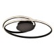 Lustra Plafon BERLIN 4247700 Viokef LED, Negru, Grecia
