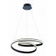 Suspensie SIGMA 4247900 Viokef LED, Negru, Grecia
