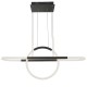 Suspensie GIROTONDO 4250200 Viokef LED, Negru, Grecia