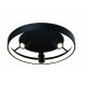 Lustra Plafon DENIS 4250700 Viokef LED, Negru, Grecia