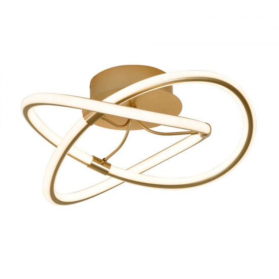 Lustra Plafon LORRA 4250900 Viokef LED, Auriu, Grecia