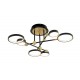 Lustra Plafon PERSA 4251100 Viokef LED, Negru, Grecia